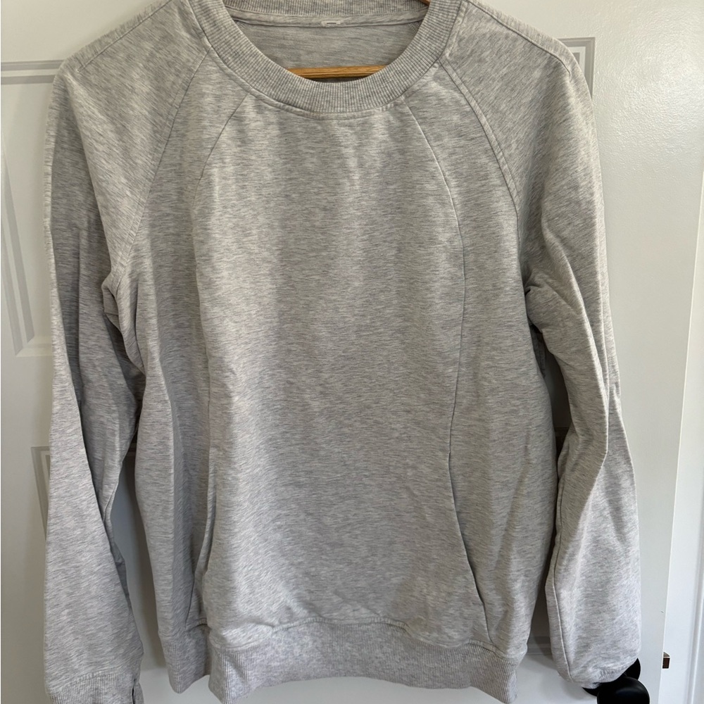 Lululemon Gray Scuba pullover
